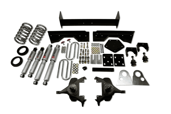 Belltech 4" or 5" F/6" R Drop Lowering Kit w/Street Performance Shocks (94-99 Ram Extended Cab 1500) 821SP