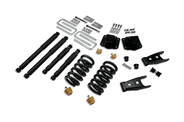 Belltech 3" F/4" R Drop Lowering Kit w/Nitro Drop II Shocks (94-02 Ram 3500) 824ND