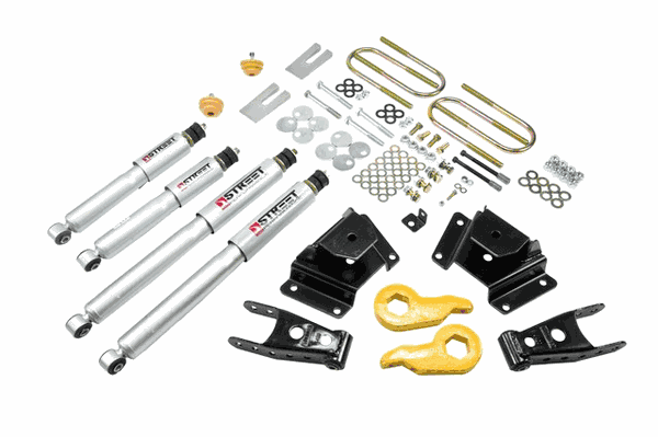 Belltech 1" or 3" F/3" R Drop Lowering Kit w/Street Performance Shocks (97-03 F150) 937SP