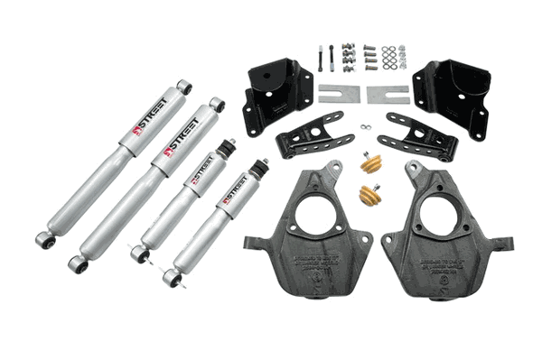 Belltech 2" F/4" R Drop Lowering Kit w/Street Performance Shocks (99-00 Silverado/Sierra) 948SP