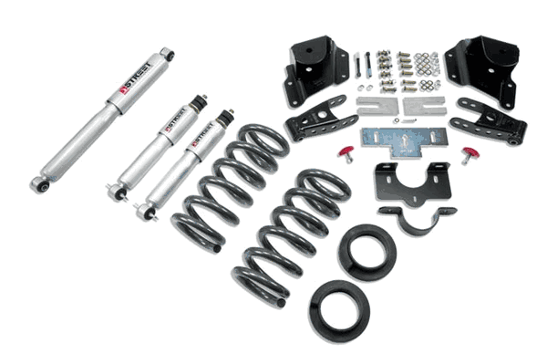 Belltech 3" F/4" R Drop Lowering Kit w/Street Performance Shocks (99-06 Silverado/Sierra Extended Cab) 950SP