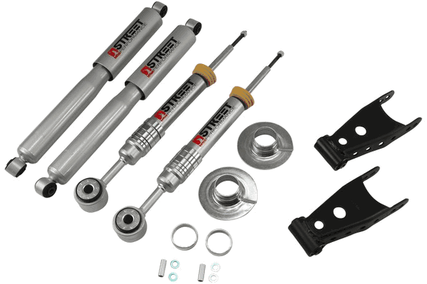 Belltech +1" to -3" F/2" R Drop Lowering Kit w/Street Performance Shocks (09-13 F150) 970SP
