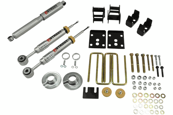 Belltech +1" to -3" F/4" R Drop Lowering Kit w/Street Performance Shocks (09-13 F150 Standard Cab) 982SP