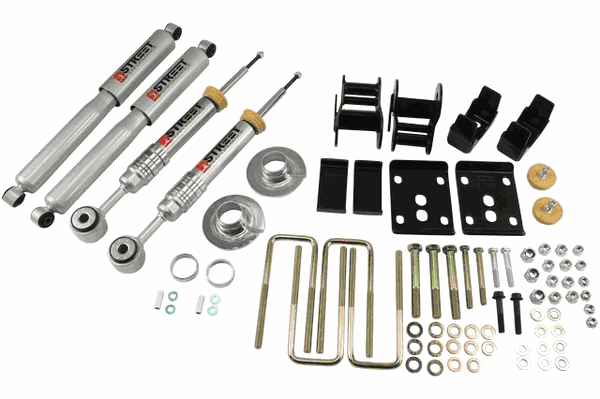 Belltech +1" to -3" F/4" R Drop Lowering Kit w/Street Performance Shocks (09-13 F150 Extended/Quad Cab) 983SP