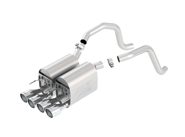 Borla Axle Back Exhaust - ATAK (2005 - 2008 C6 Corvette) 11816