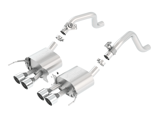 Borla Axle Back Exhaust - ATAK - Polished (2014 - 2019 C7 Corvette Stingray) 11863