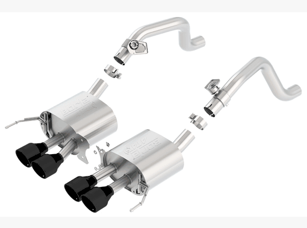 Borla Axle Back Exhaust - ATAK - Black (2014 - 2019 C7 Corvette Stingray) 11863CB