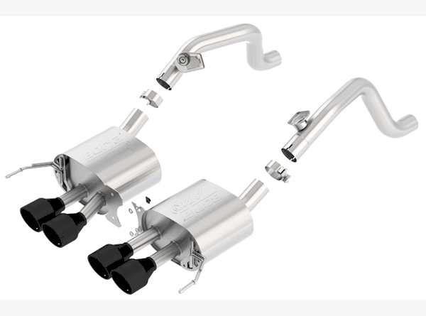 Borla Axle Back Exhaust - ATAK - Black (2014 - 2019 C7 Corvette Stingray) 11869CB