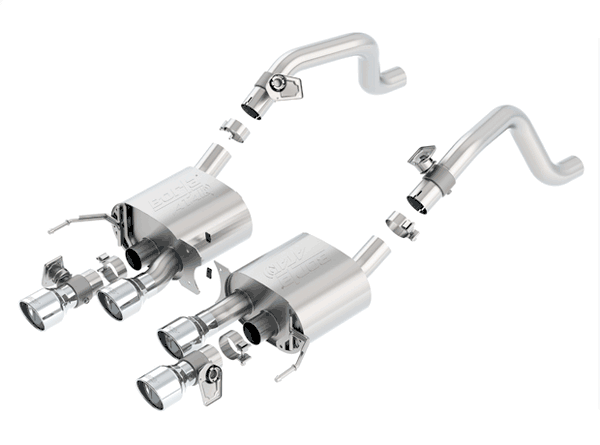 Borla Axle Back Exhaust - ATAK (2014 - 2019 C7 Corvette Stingray) 11875