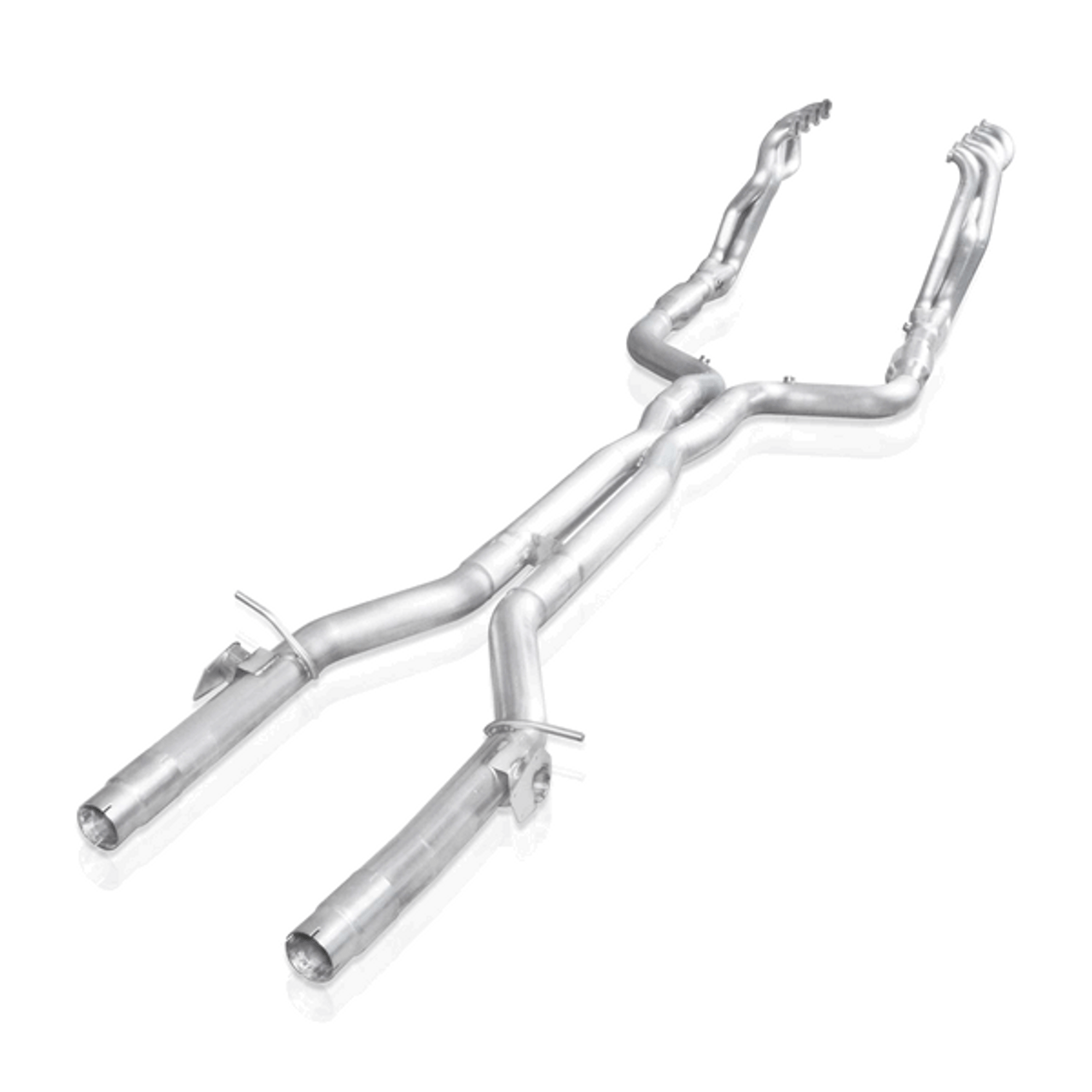 Stainless Works Headers 1-7/8" Catted X-Pipe No Valves (2016+ Camaro SS Coupe) CA16HCATST