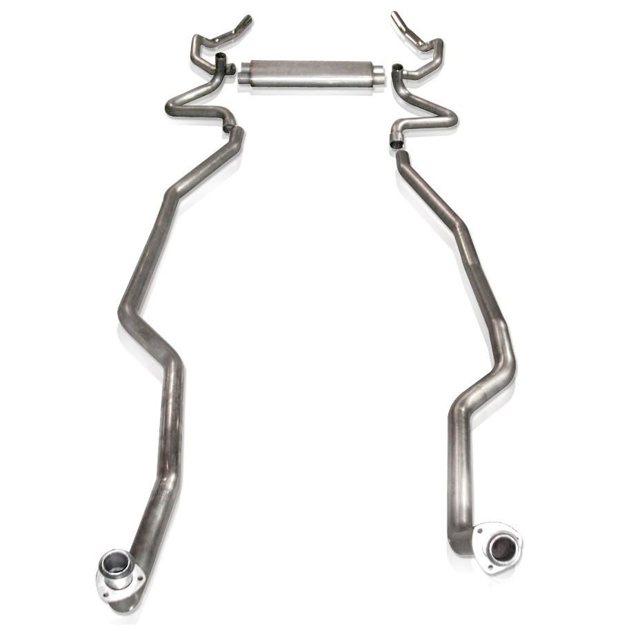 Stainless Works Catback Exhaust - Chambered Round Muffler Style (1969 Camaro Big Block) CA6916CCS