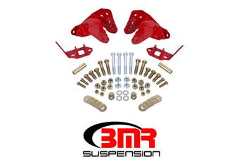 BMR Rear Coilover Conversion Kit w/Control Arm Bracket - Red (1978 - 1987 G Body) CCK007R