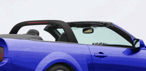 Classic Design Concepts Classic Lightbar Carbon Fiber w/Interior LED Light (05-14 Mustang) 110005-IL