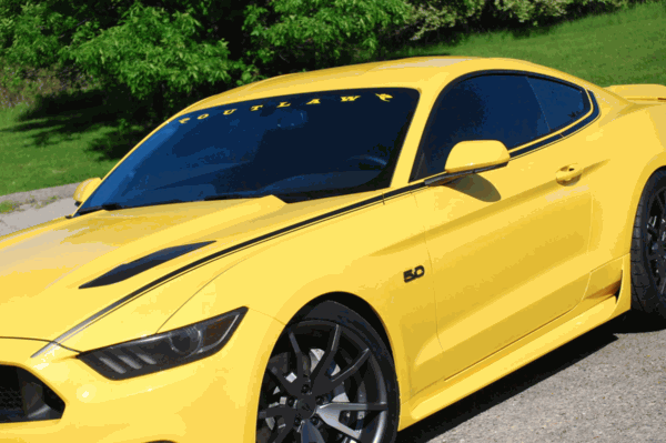 Classic Design Concepts Outlaw Graphics Set (15-17 Mustang Coupe) 1511-3010-01