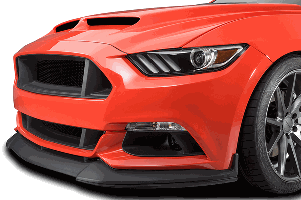 Cervinis 2015-2017 Mustang C-Series Chin Spoiler 4442-MB. Fits all Coyote 5.0L V8, Ecoboost and V6 Mustangs.