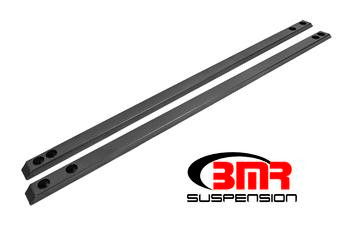 BMR Super Low Profile Chassis Jacking Rails - Black (2015 - 2026 Mustang) CJR002H