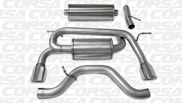 Corsa 3" Catback Exhaust Sport Polished (06-08 Hummer H3 5 cyl) 14212