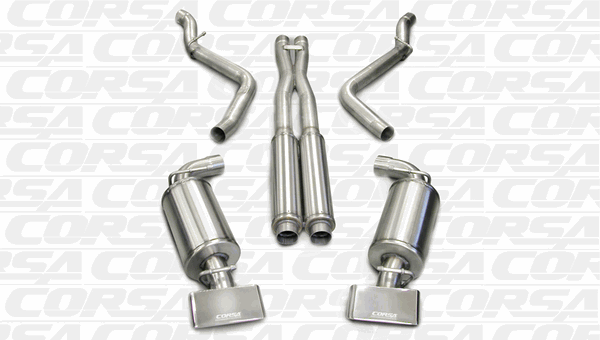 Corsa Xtreme Catback Exhaust 2.75" Polished (08-10 Challenger SRT8) 14438
