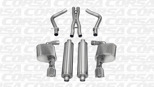 Corsa Sport Catback Exhaust Polished (12-14 Charger SRT8) 14464