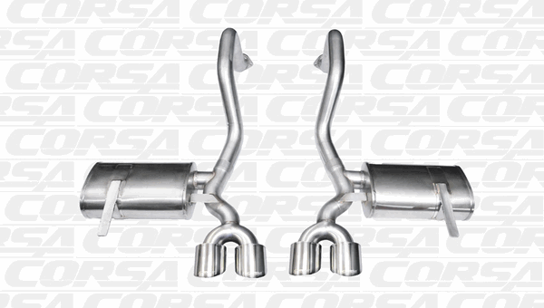 Corsa 2.5" Axle-Back Exhaust Xtreme Polished (97-04 Corvette C5/C5 Z06) 14961