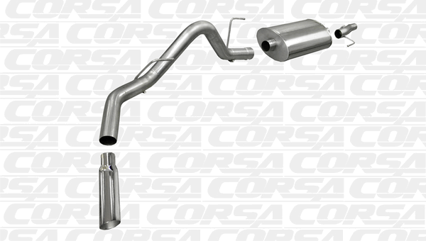 Corsa 3" Cat-Back Exhaust Sport Polished (05-08 F-150 Supercrew/5.5' Bed) 24300