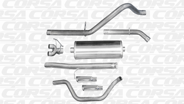 Corsa 3" Catback Exhaust Sport Slash (10-13 Sierra/Silverado 1500) 24907