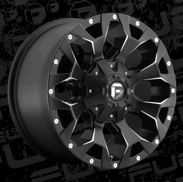 Fuel Off-Road 17x8.5 Assault Wheel 6 Bolt 14 ET Black D546
