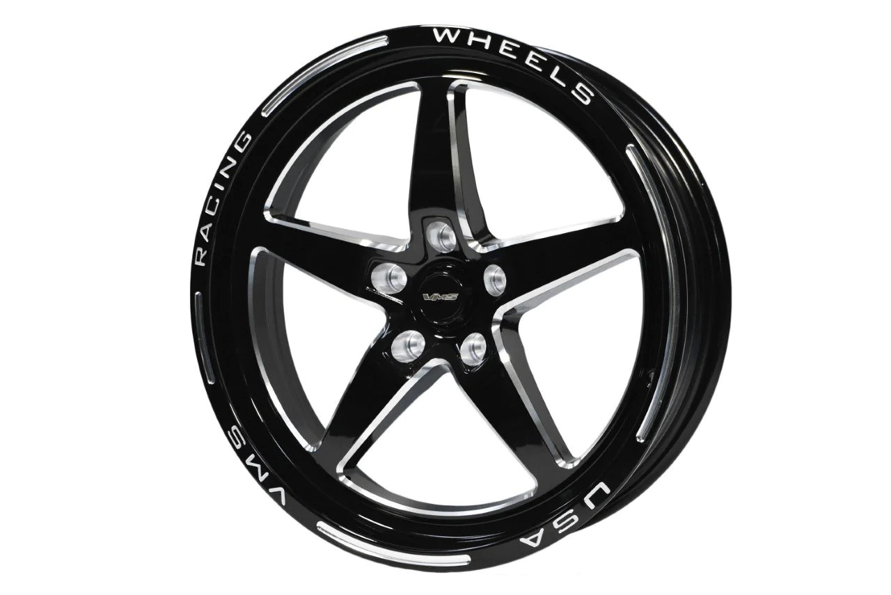 VMS 18X5 Front Street Drag Race Wheel | 05-24 Mustang Wheels