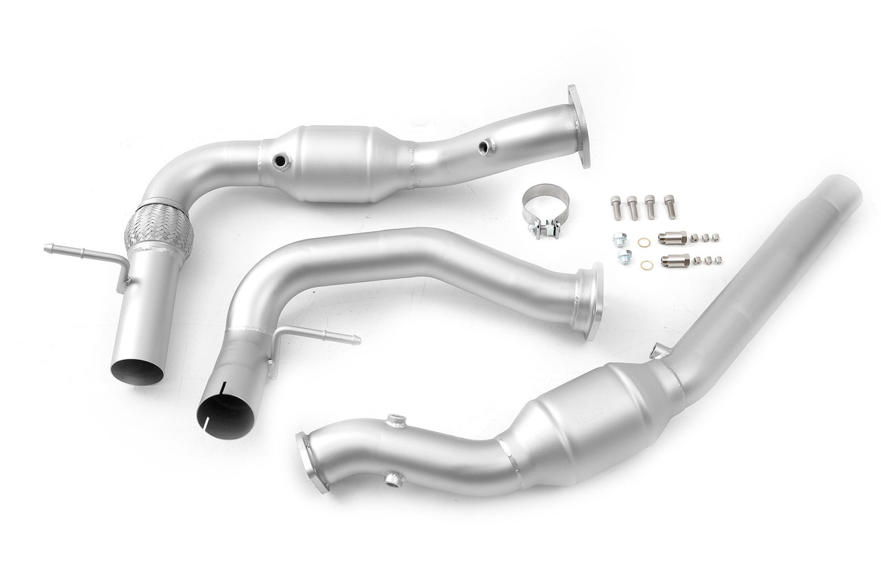 cp-e QKspl Catted Downpipe (2017+ Raptor Eco) FDDP00015T