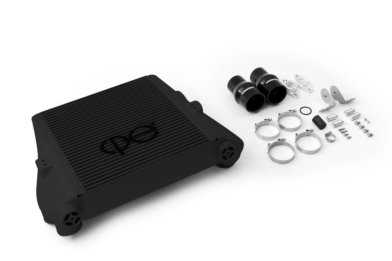 cp-e Delta Core Front Mount Intercooler Black Finish (11-14 F-150 EcoBoost) FDCK00003D