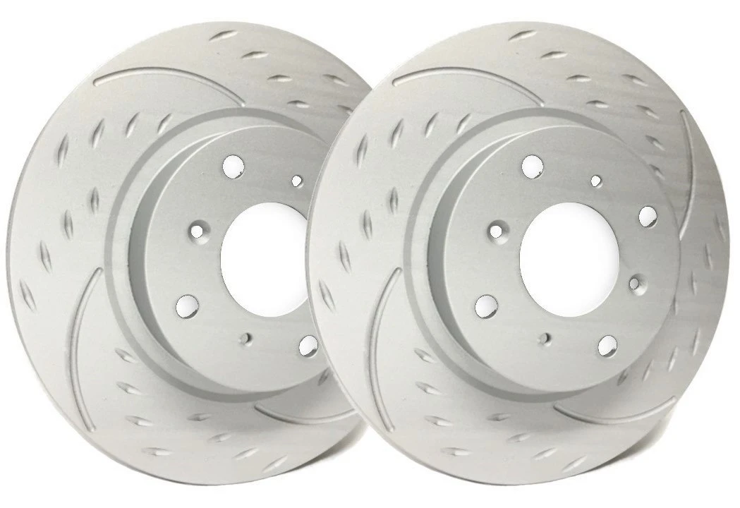 SP Performance Diamond Slot 323.9mm Vented Rotor w/Gray ZRC Coating (BMW 540I) - D06-3424