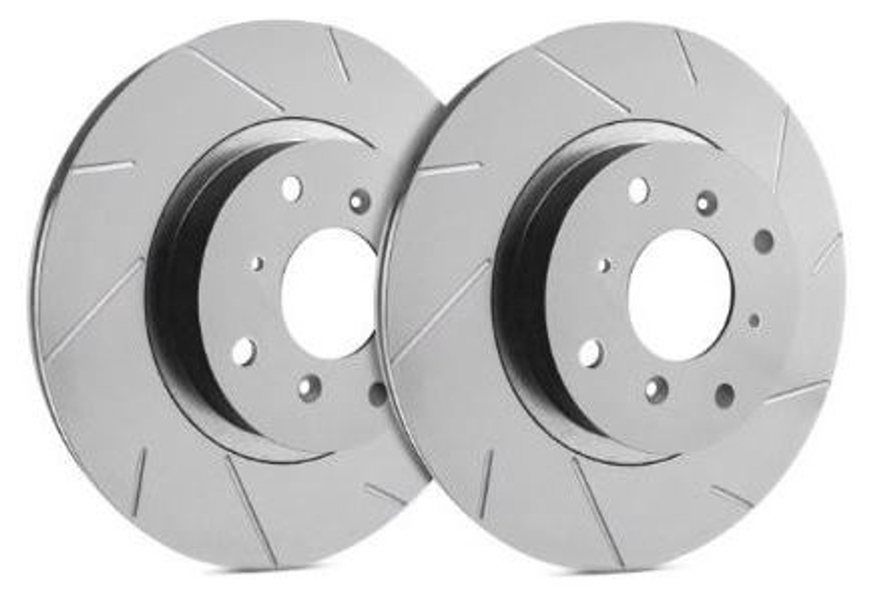 SP Performance Slotted 380mm Dia. Vented Rotor w/Gray ZRC Coating (2015-2023 Mustang GT Perf Pack) - T54-1116