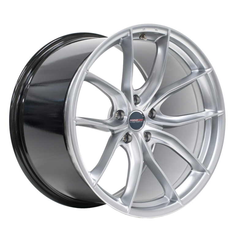 Forgeline F01 20x12 Liquid Silver Flow Formed Series Wheel