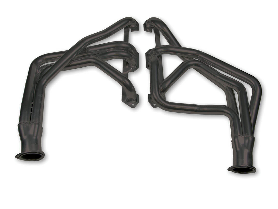 Flowtech Long Tube Header Black Painted (72-74 Dodge Pickup) 13500FLT