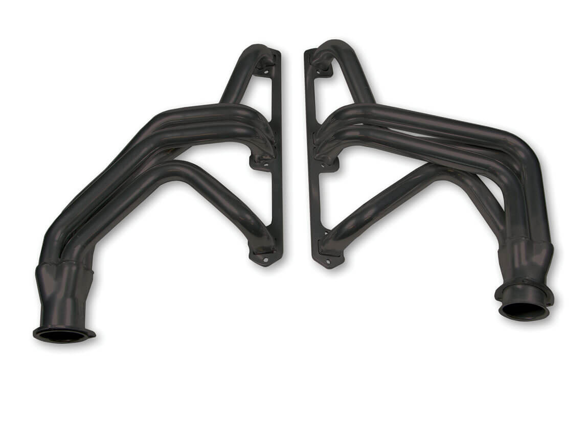 Flowtech Long Tube Header Black Painted (72-74 Jeep CJ5/CJ6/CJ7) 13502FLT