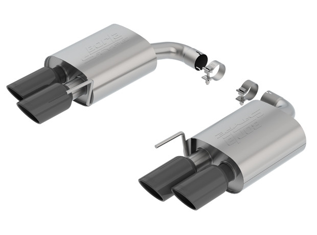 Borla Axle-Back Exhaust System - S-Type - Black Tips (2018 - 2023 Mustang GT - NO Active Exhaust) 11953BC