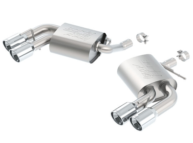 Borla Axle-Back Exhaust System - ATAK - Polished Tips (2016 - 2024 Camaro 3.6L) 11927