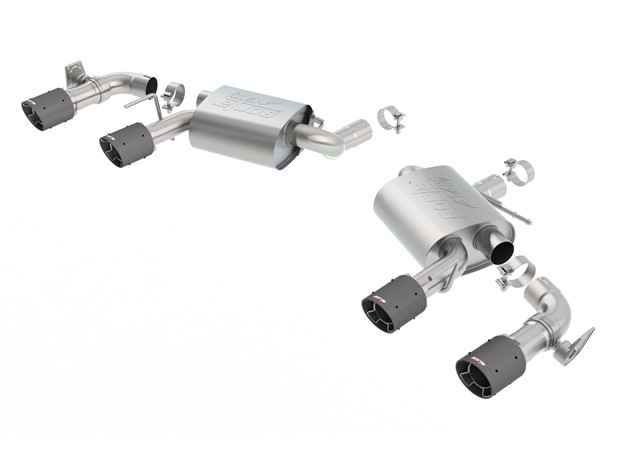 Borla Axle Back Exhaust - ATAK - Carbon Fiber (2016 - 2024 Camaro SS w/Dual Mode) 11925CF