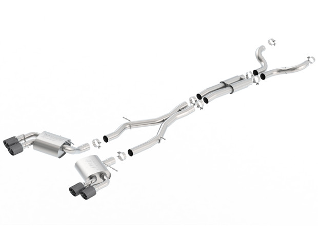 Borla Cat Back Exhaust - S-Type - Carbon FIber (2016 - 2024 Camaro SS w/Dual Tips) 140687CF