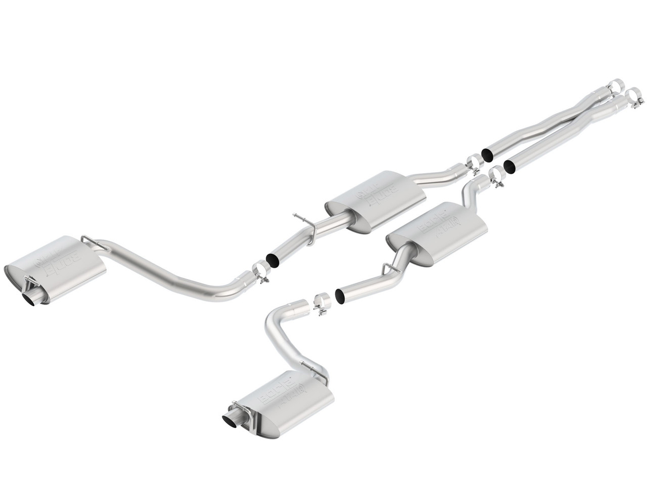 Borla Cat Back Exhaust - ATAK - Polished (2015 - 2018 Charger R/T / 2015 - 2023 300C) 140637