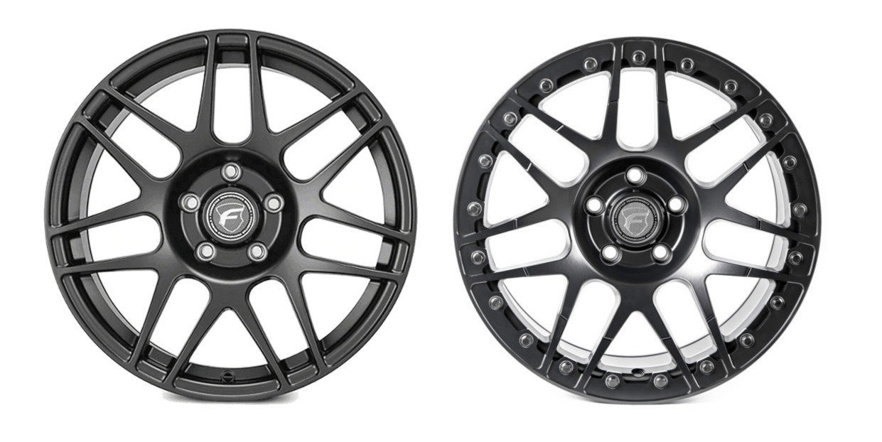 Forgestar 18x5 17x10 F14 Drag Wheel Matte Black