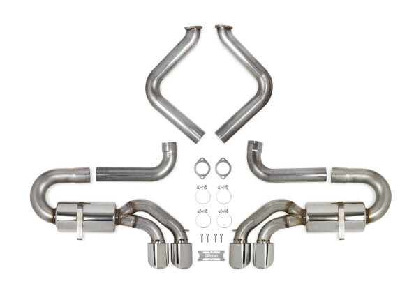 Hooker BlackHeart Axle-Back Exhaust System with Mufflers (97-04