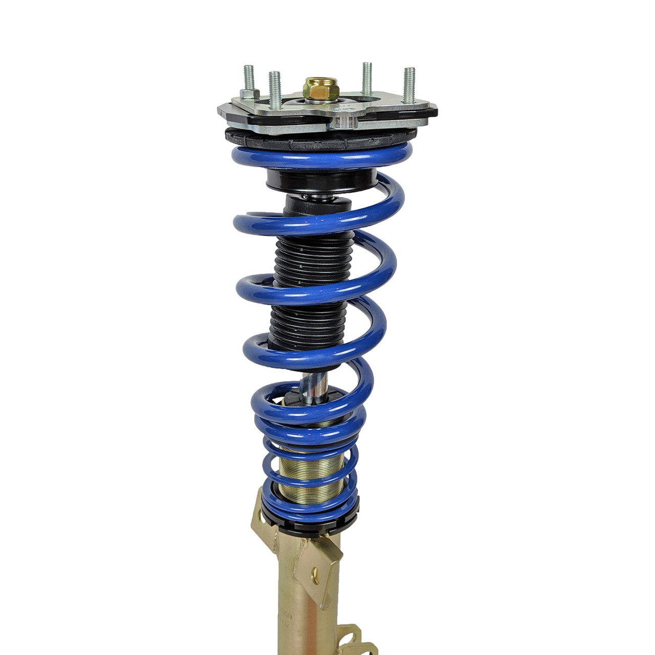J&M Performance Struts & Shocks w/ Camber Caster Plates - Adjustable Ride Height - Front & Rear (2015 - 2020 Mustang - NO MagneRide ) 27015CC