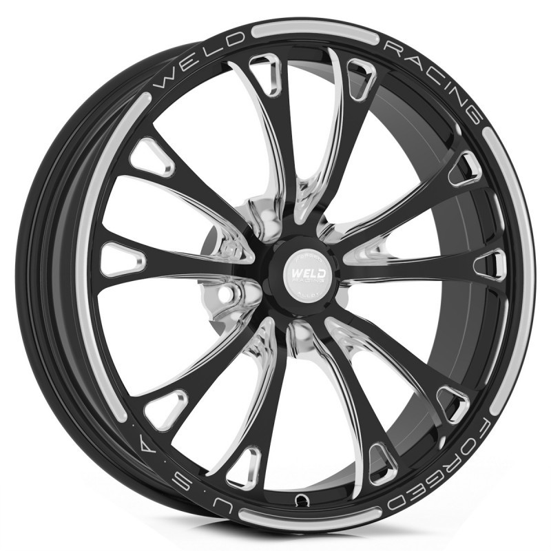 Weld 18x6 V-Series 1-Pc Frontrunner 5x115 BP 2.7 BS Black (Charger