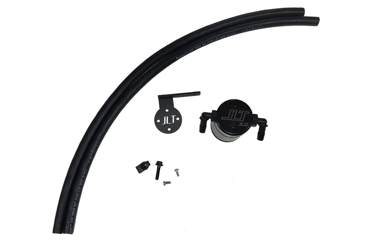 J&L 3.0 Oil Separator Passenger Side Black (2013-2018 Escape 2.0 EcoBoost) 3038P-B