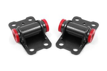 BMR Motor Mount Kit Lower Poly Black (1982-1992 Camaro/Firebird) MM332H