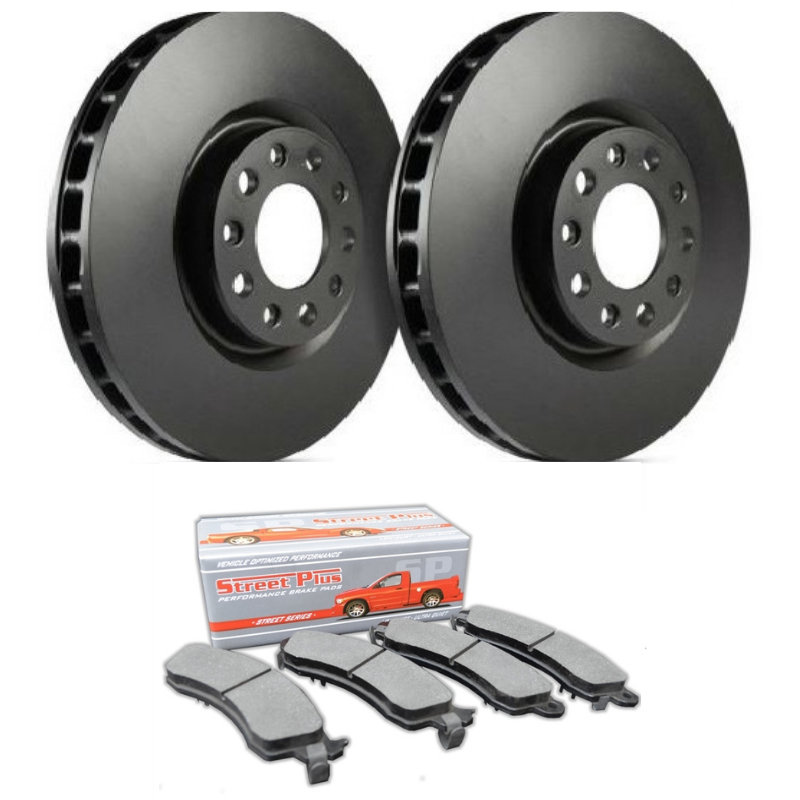 SP Performance SP Premium Rotors w/ Black Zinc Coating and Ceramic Pads
