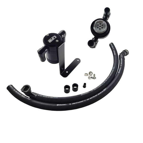 UPR Products Passenger Plug N Play Oil Catch Can Separator Black (2015 - 2020 F150) 5049-030-1