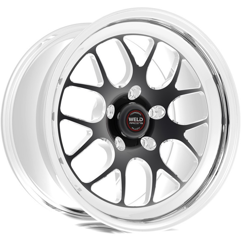 Weld 17x10 S77 Black Center Rear Wheel (2006-2009 Chevrolet Trailblazer SS) 77LB7100X69A