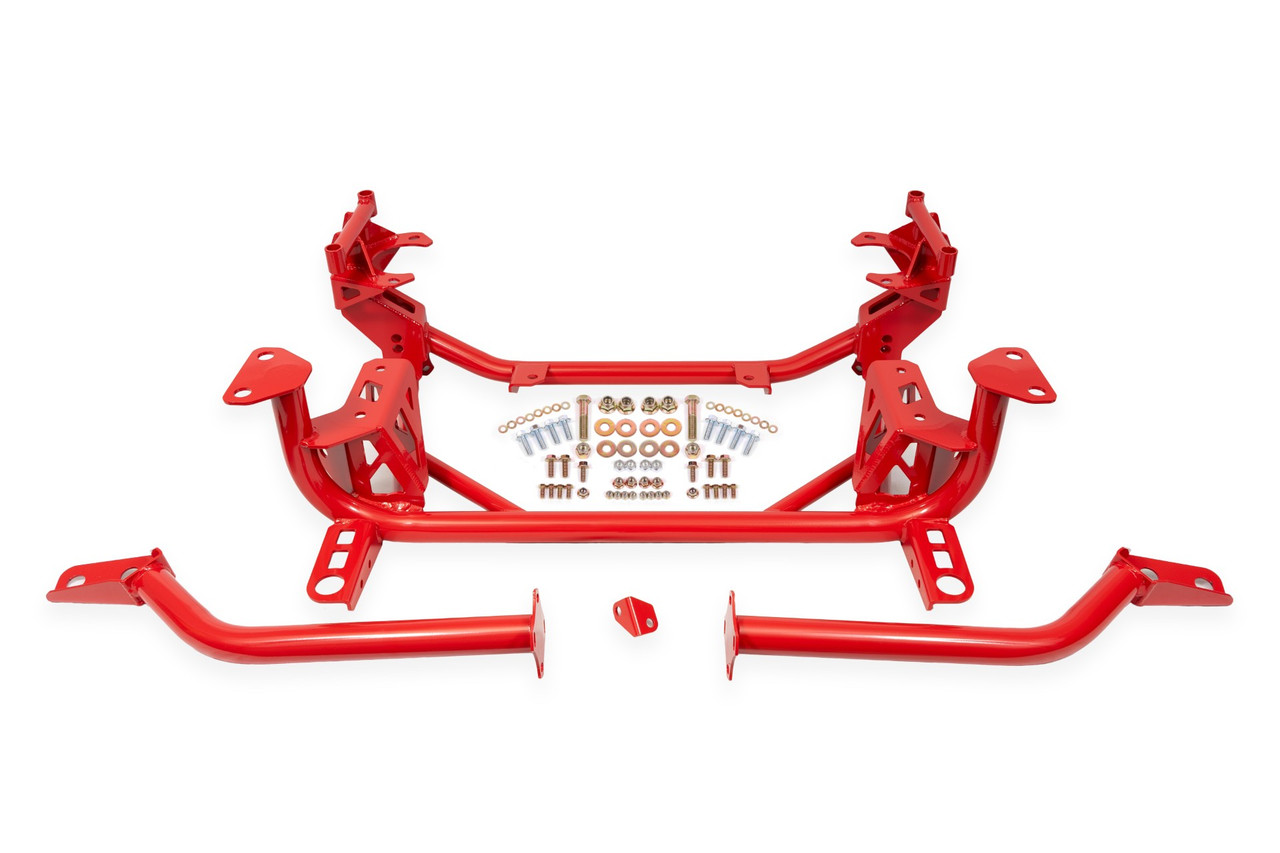 BMR Street K-Member Red Retains Sway Bar KM760R
